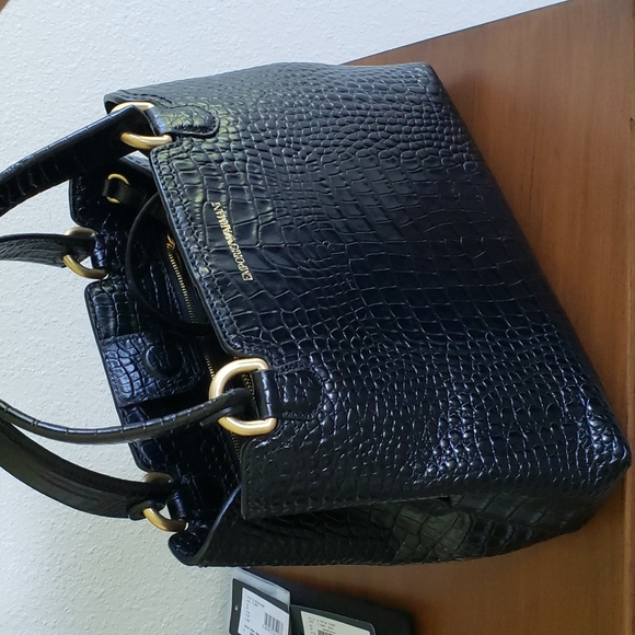 Emporio Armani St. Cocco Lucido Leather Shopping Tote - Picture 2 of 16